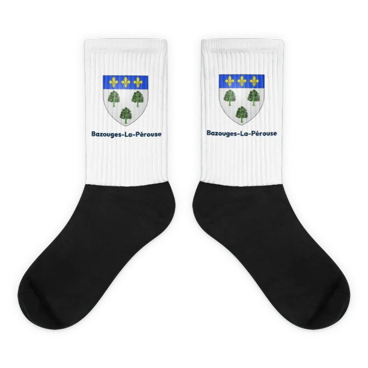 Chaussettes — blason de Bazouges-la-Pérouse