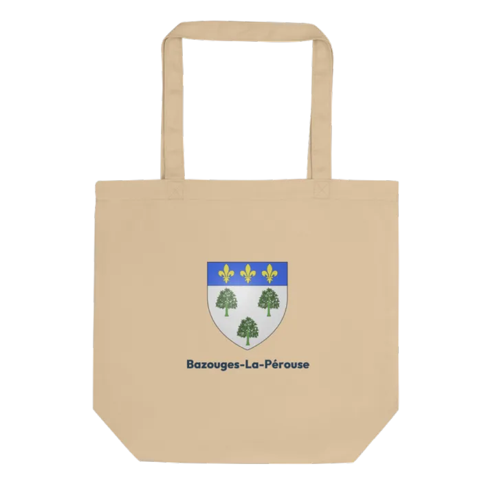 Tote bag coton bio — blason de Bazouges-la-Pérouse