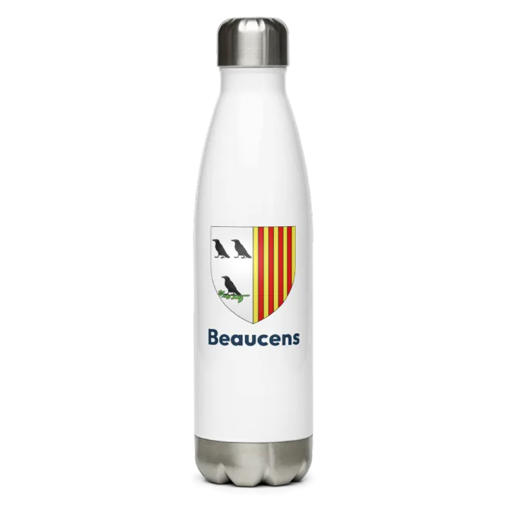 Gourde inox blason de Beaucens
