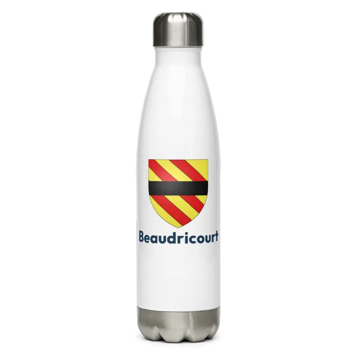 Gourde inox blason de Beaudricourt