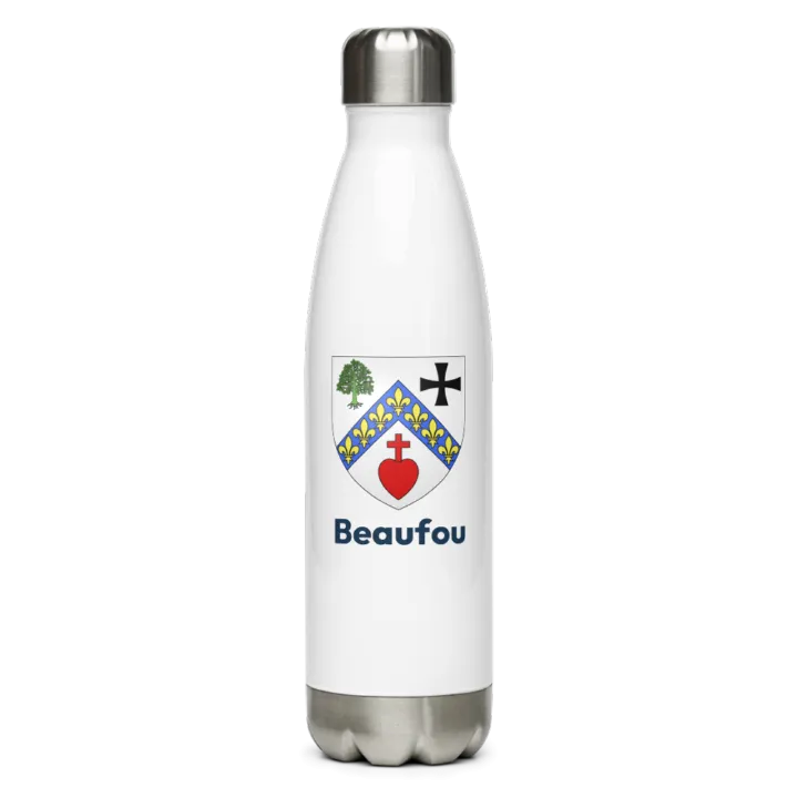 Gourde inox blason de Beaufou