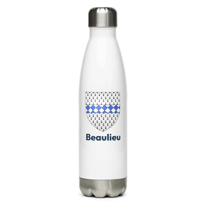 Gourde inox blason de Beaulieu