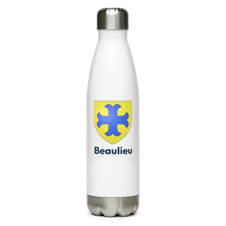 Gourde inox blason de Beaulieu