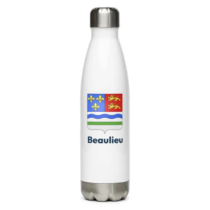Gourde inox blason de Beaulieu