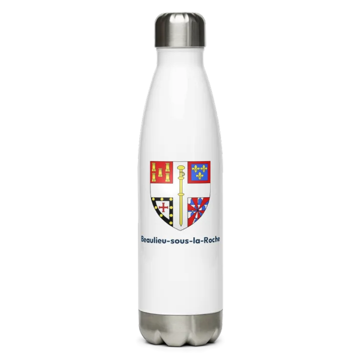 Gourde inox — blason de Beaulieu-sous-la-Roche