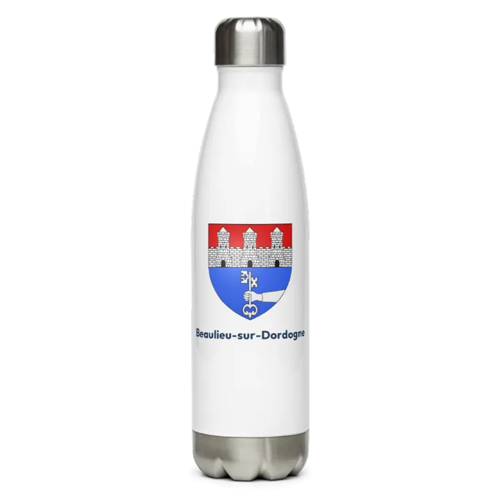 Gourde inox blason de Beaulieu-sur-Dordogne