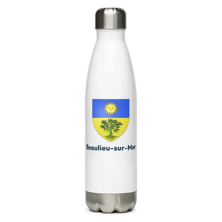 Gourde inox blason de Beaulieu-sur-Mer