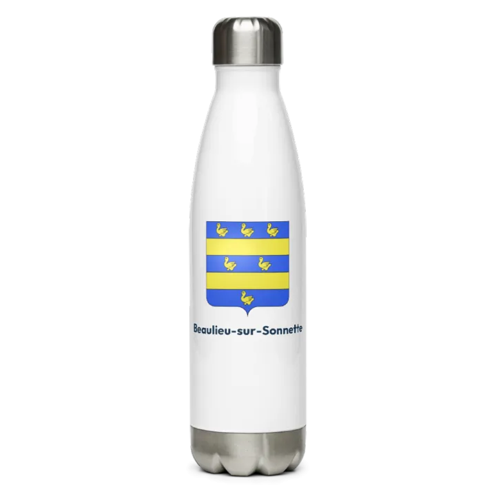 Gourde inox blason de Beaulieu-sur-Sonnette