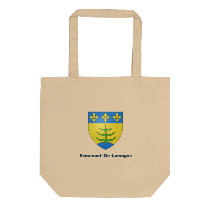 Tote bag coton bio — blason de Beaumont-de-Lomagne