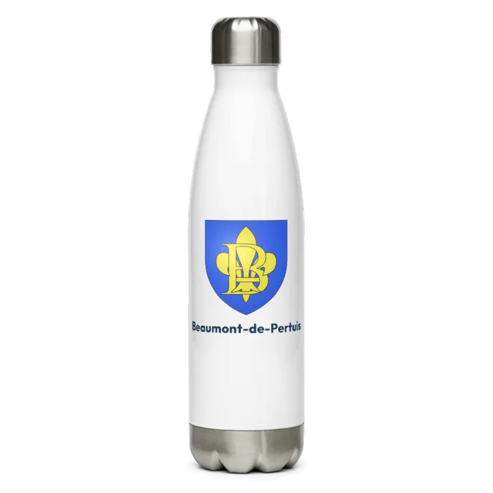 Gourde inox blason de Beaumont-de-Pertuis