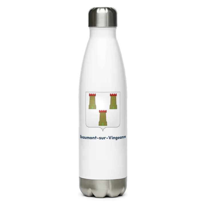 Gourde inox — blason de Beaumont-sur-Vingeanne