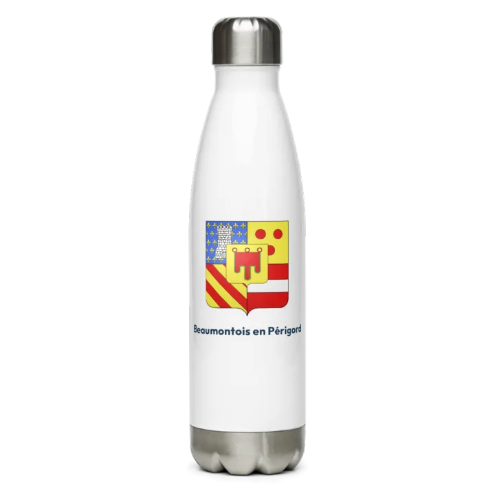 Gourde inox blason de Beaumontois en Périgord