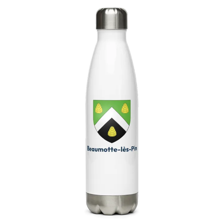 Gourde inox — blason de Beaumotte-lès-Pin