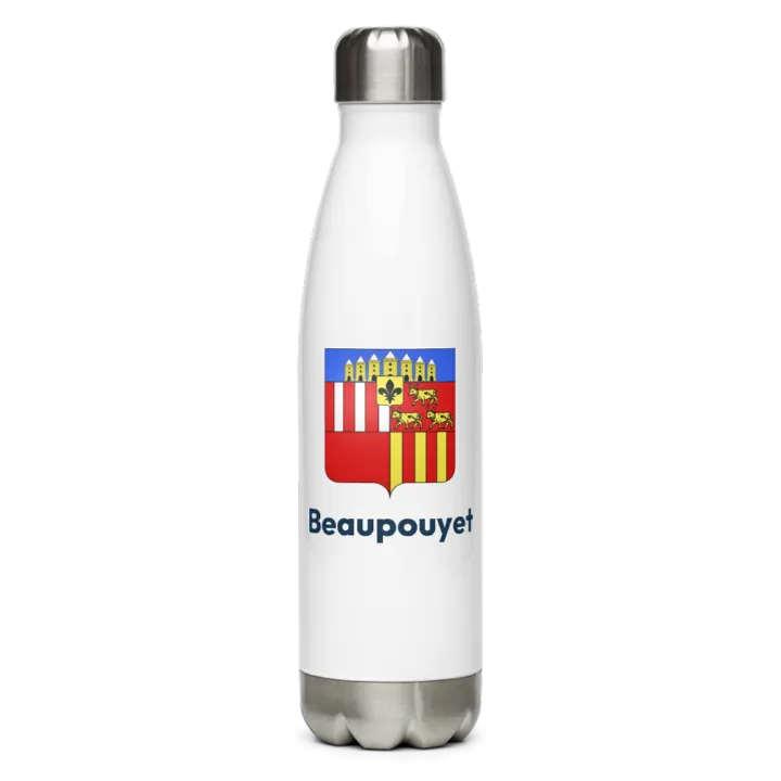 Gourde inox blason de Beaupouyet