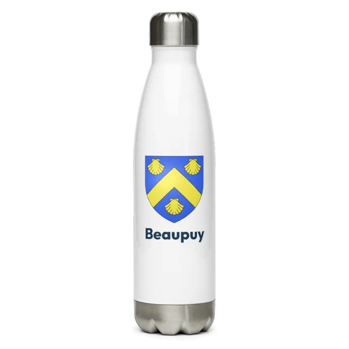 Gourde inox blason de Beaupuy