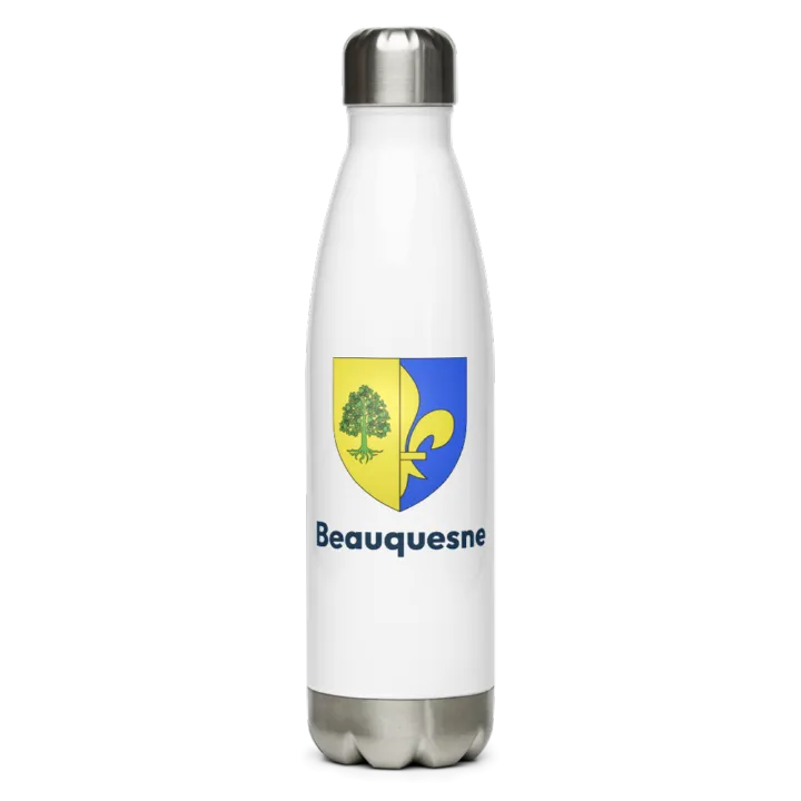 Gourde inox blason de Beauquesne
