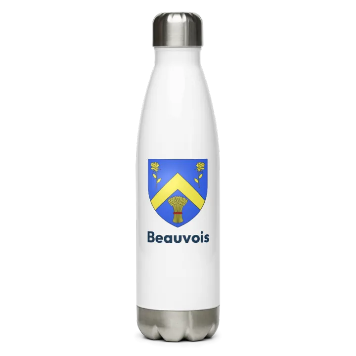 Gourde inox — blason de Beauvois