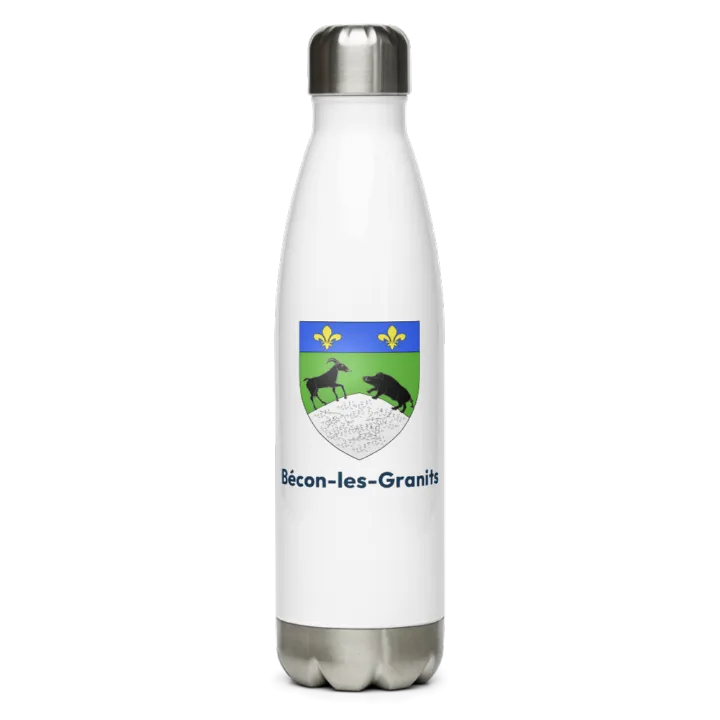 Gourde inox blason de Bécon-les-Granits