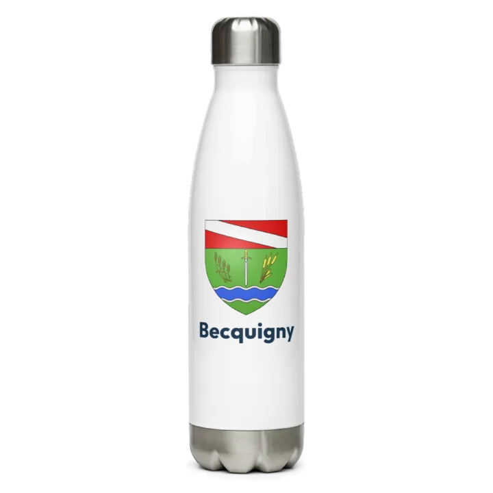 Gourde inox blason de Becquigny
