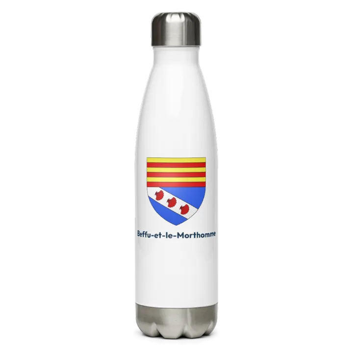 Gourde inox blason de Beffu-et-le-Morthomme