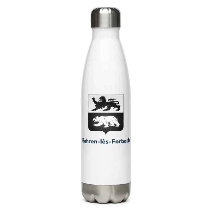 Gourde inox blason de Behren-lès-Forbach