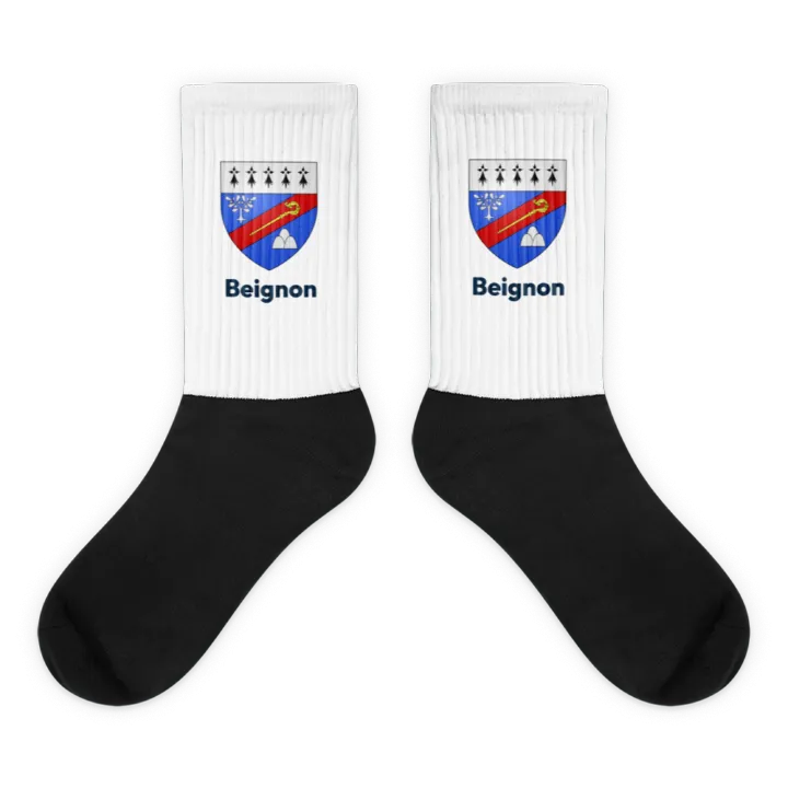 Chaussettes — blason de Beignon