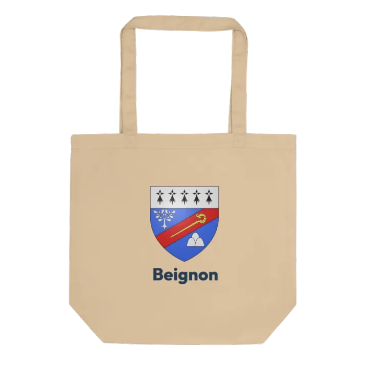Tote bag coton bio — blason de Beignon