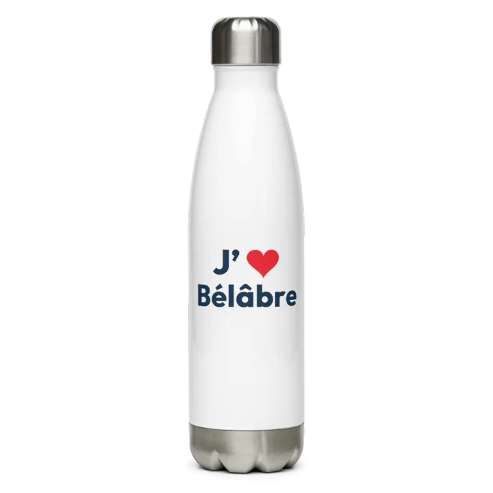 Gourde inox « J’❤ Bélâbre »