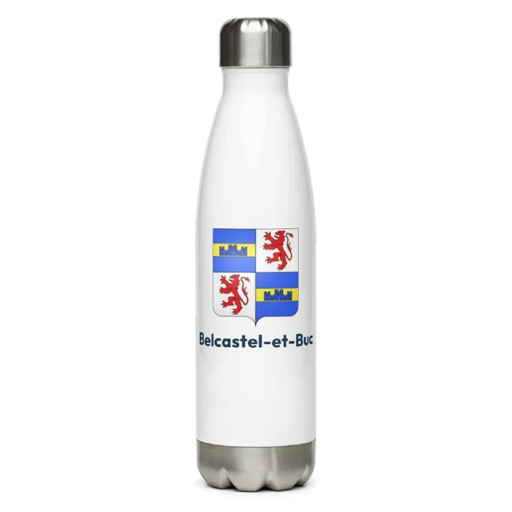 Gourde inox blason de Belcastel-et-Buc