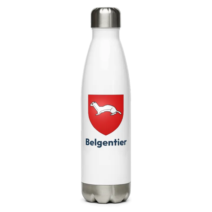 Gourde inox blason de Belgentier