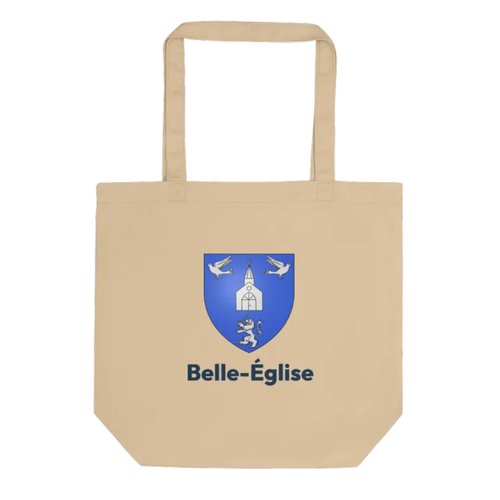 Tote bag coton bio — blason de Belle-Église