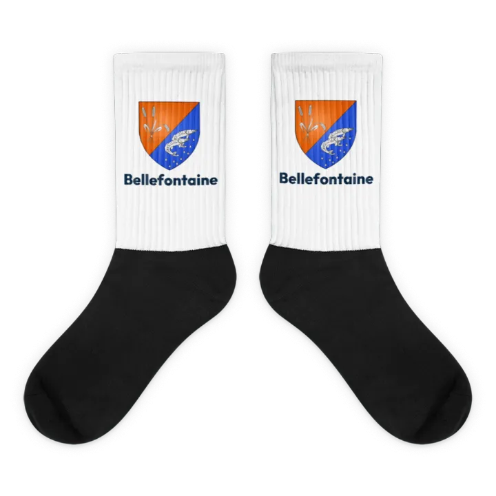 Chaussettes — blason de Bellefontaine