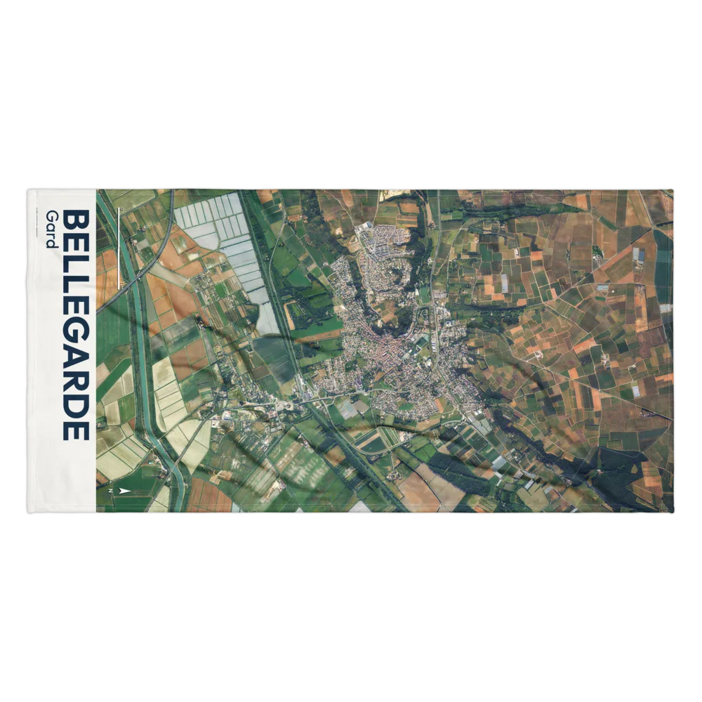 Serviette cartographique — carte de Bellegarde