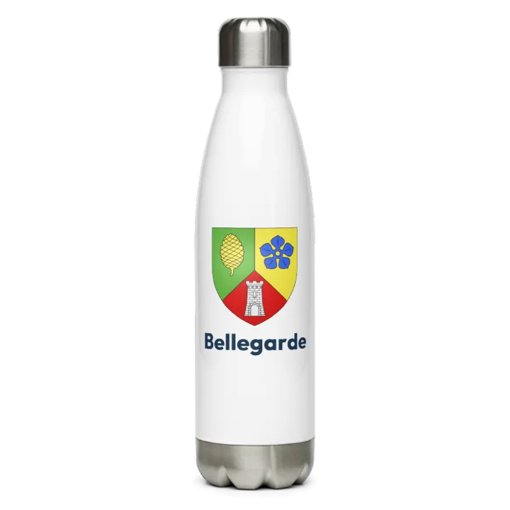 Gourde inox blason de Bellegarde
