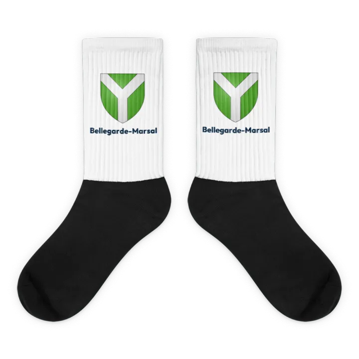 Chaussettes — blason de Bellegarde-Marsal