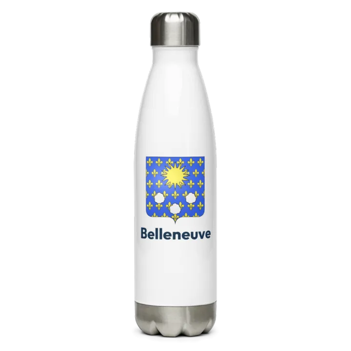 Gourde inox blason de Belleneuve