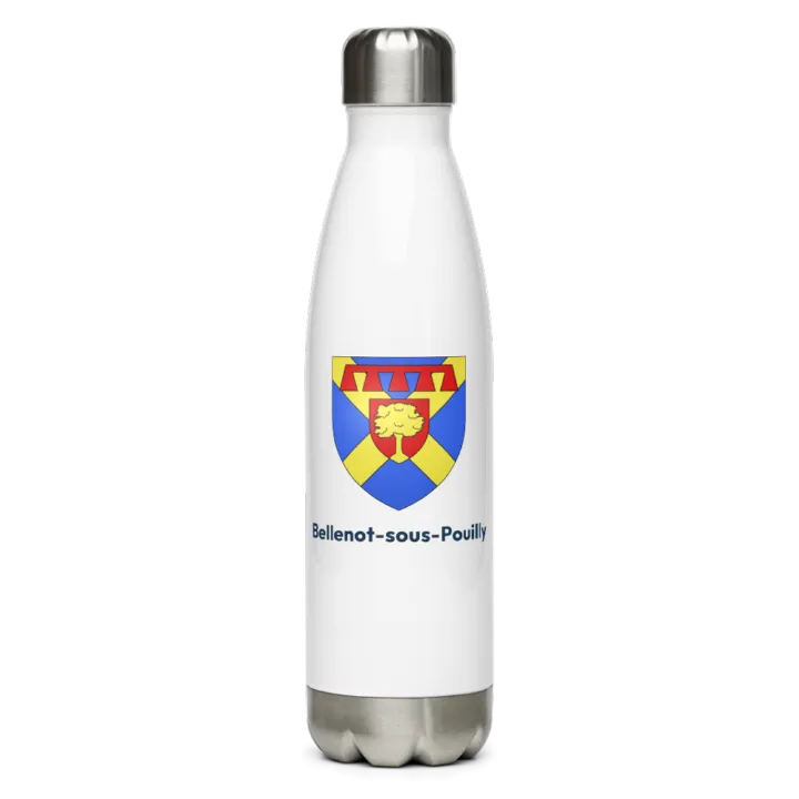 Gourde inox blason de Bellenot-sous-Pouilly
