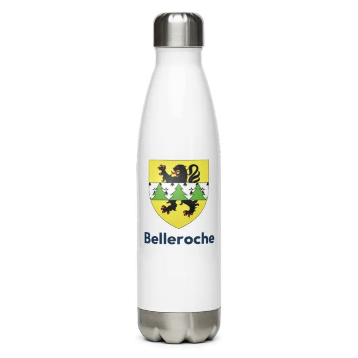 Gourde inox blason de Belleroche