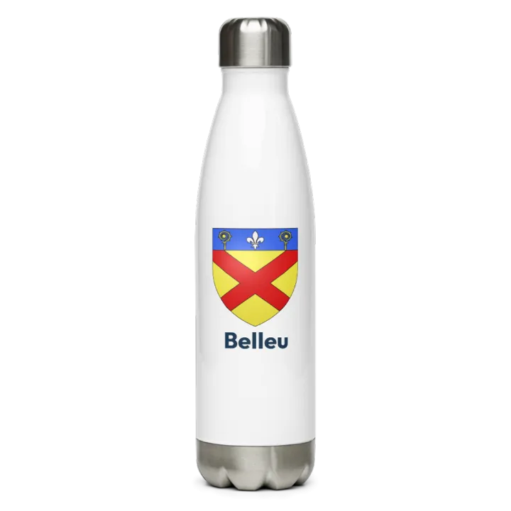 Gourde inox blason de Belleu