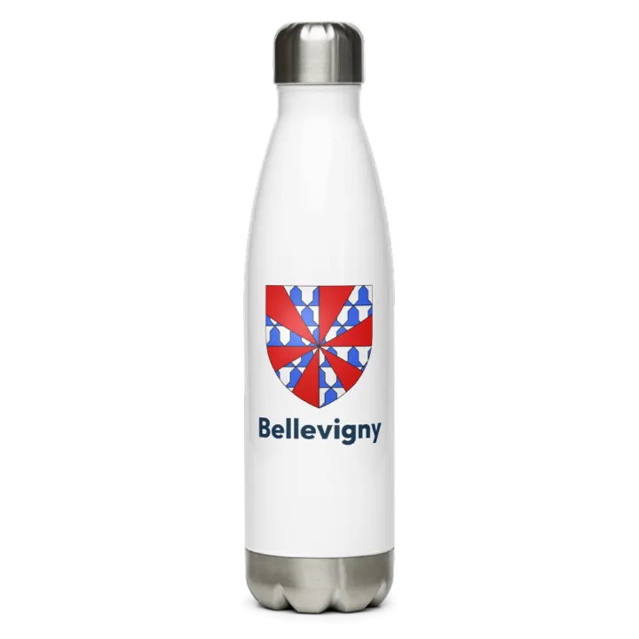Gourde inox blason de Bellevigny