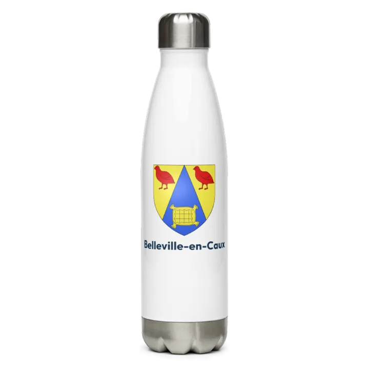 Gourde inox — blason de Belleville-en-Caux