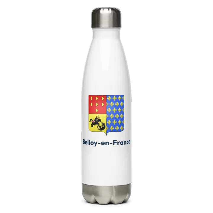 Gourde inox blason de Belloy-en-France