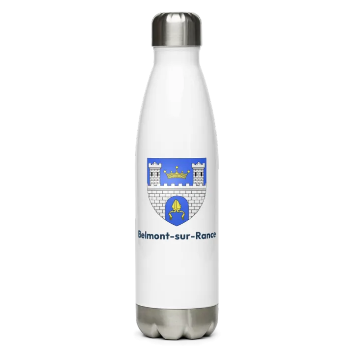 Gourde inox blason de Belmont-sur-Rance