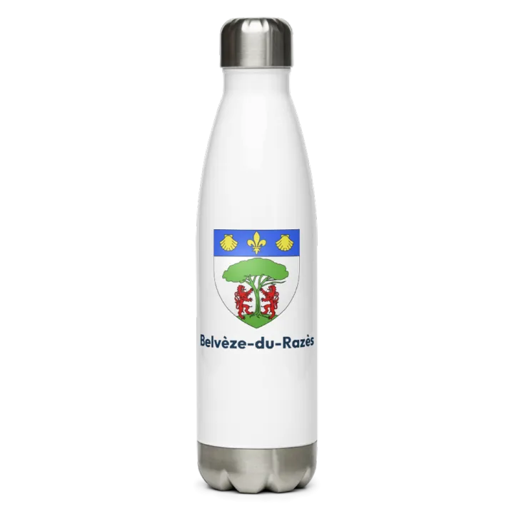 Gourde inox blason de Belvèze-du-Razès