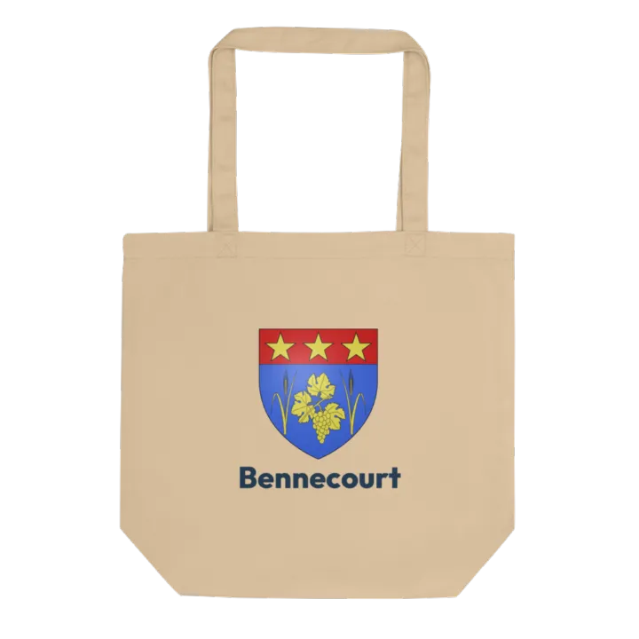 Tote bag coton bio — blason de Bennecourt