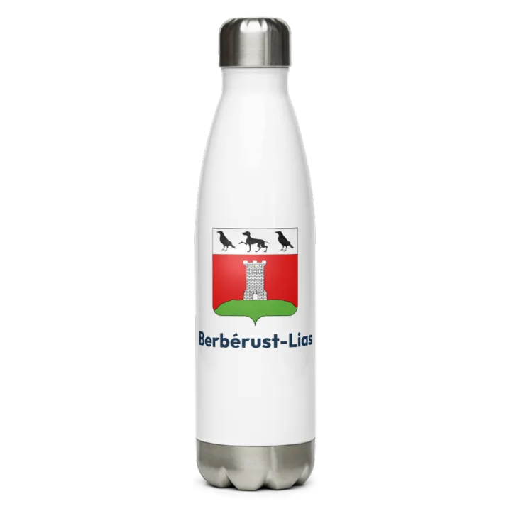 Gourde inox blason de Berbérust-Lias