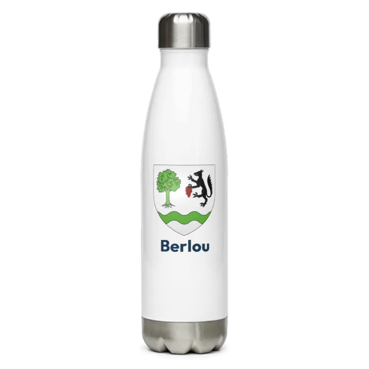 Gourde inox blason de Berlou
