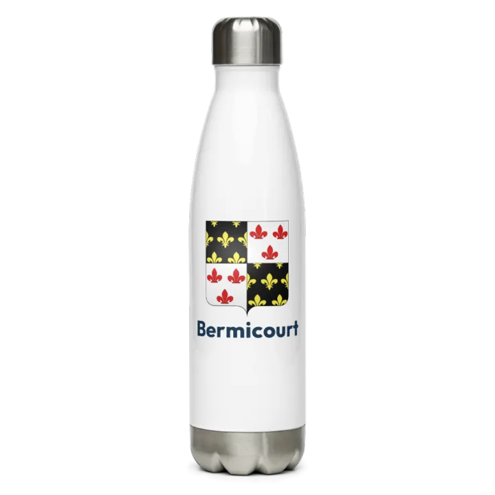 Gourde inox blason de Bermicourt