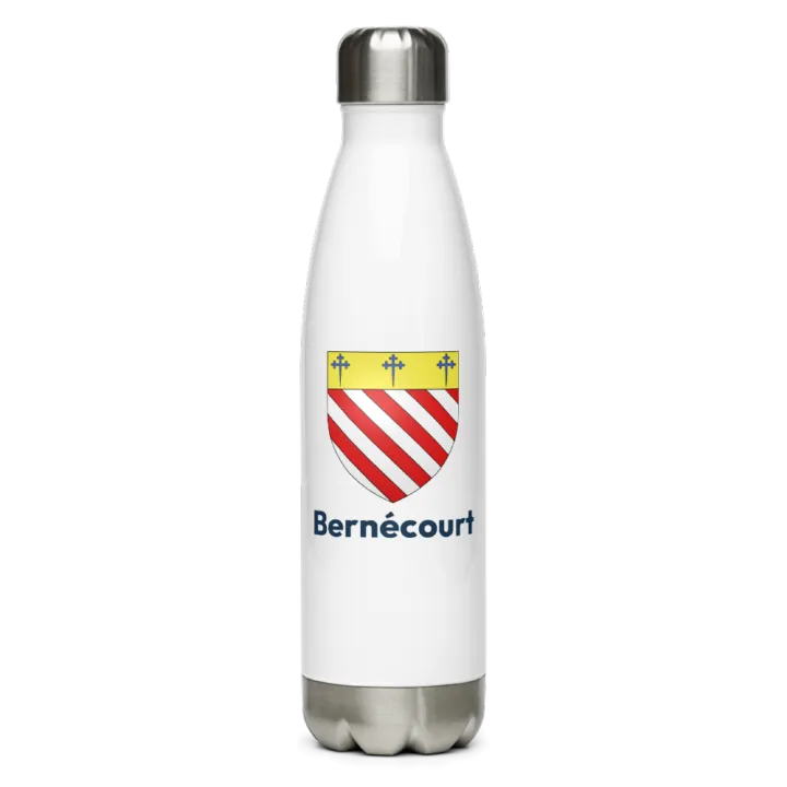Gourde inox — blason de Bernécourt