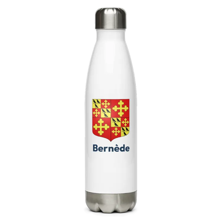 Gourde inox blason de Bernède